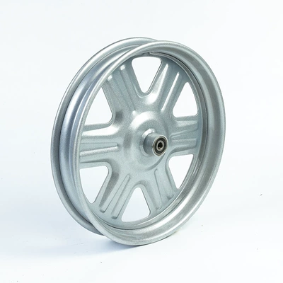 Electric Tricycle Front Wheel Steel Rim 300-12, Electric Vehicle Wheel Hub 375-12, Front Steel Rim 325-16, Steel Wheel Rim (Hub) - 300-12-front-wheel-with-brake-pot