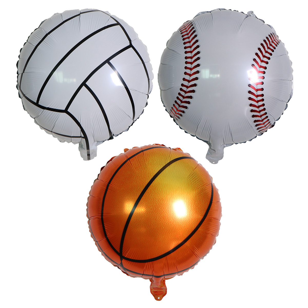 Cross-border 18 pulgadas fútbol baloncesto béisbol rugby película de aluminio globo bar Copa del mundo juego decoración globo