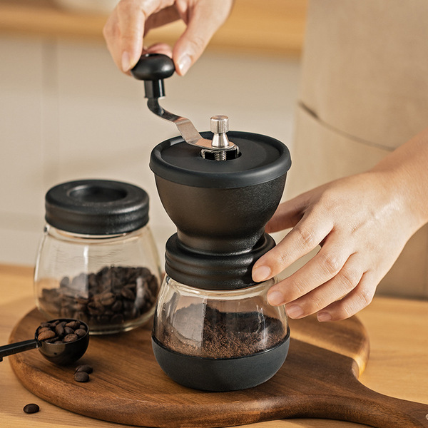 Glass coffee coffee machine