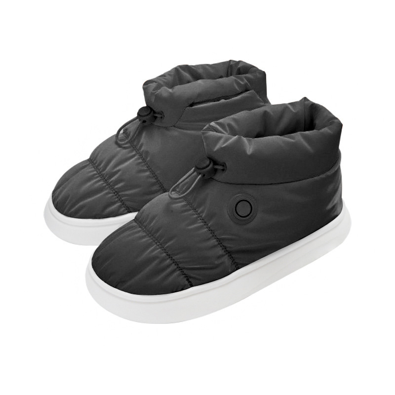 Cross-border New Electric Heating Slippers Warm Waterproof Non-slip Winter Feet Warming Artifact for Men and Women Feet Warming Charging