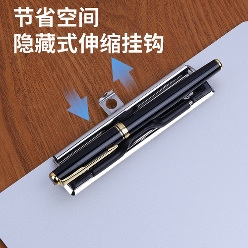 Springfield aluminum plate folder A4 writing board clip A5 student note writing stationery board aluminum alloy pad signature board