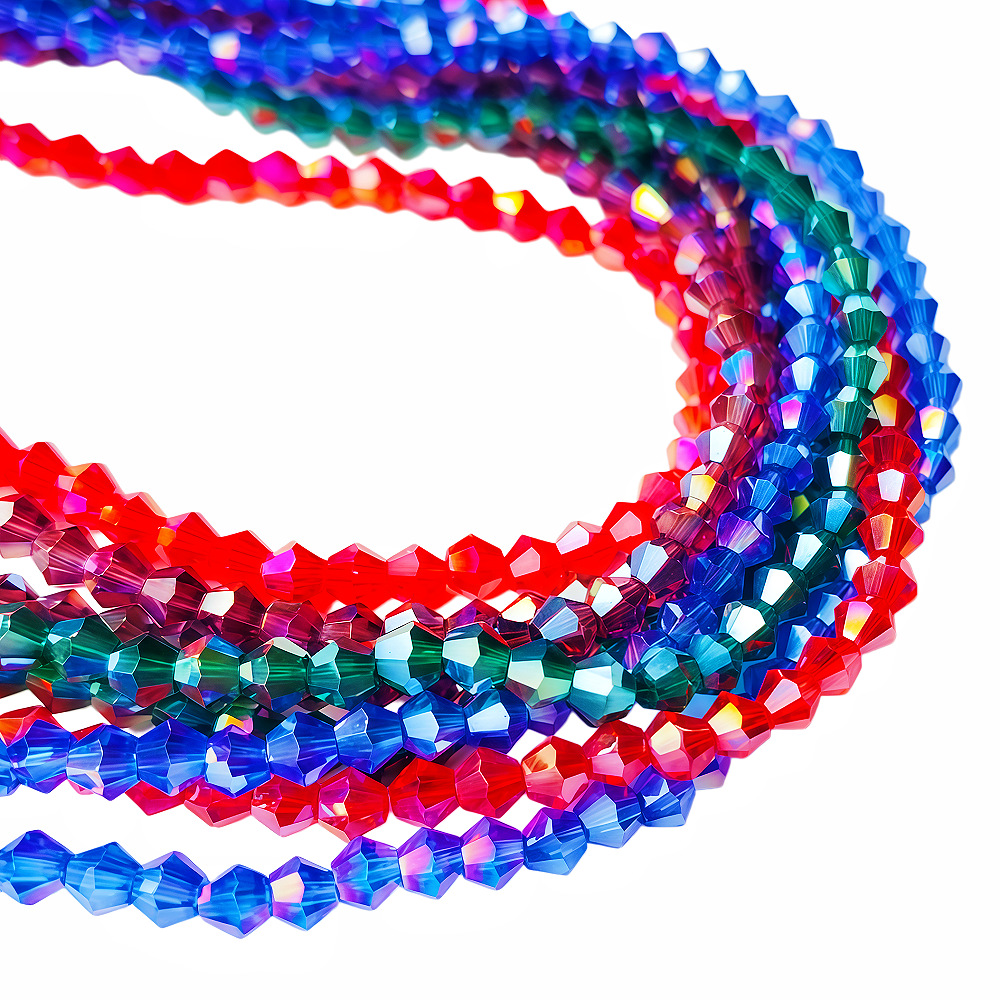 Crystal Pointed Beads Color AB Multi-especificación de cuentas de color fantasma joyas de cuentas al por mayor transfronterizas