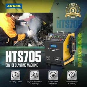 Autool Hts705 Dry Ice Cleaning Machine Car Engine Combustion Chamber Intake Instrument Carbon Deposit Cleaning Machine