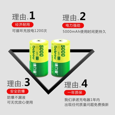 Hibrid akkumulyator batareyaları Delip No.1/D rechargeable battery