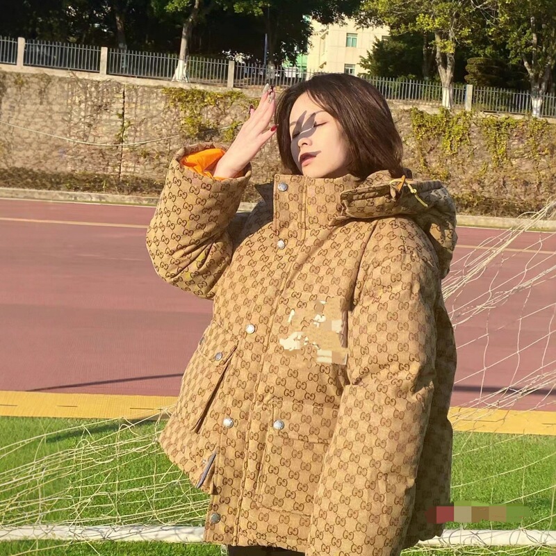 Winter New Model North Face X Tnf Collaboration Vintage down Jacket Couple Style Printed Embroidery Warm Fashion Coat High-End