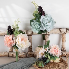 Simulated Carnation Bouquet Manufacturer Home Decor Wedding Handflower Path Plant Wall Artificial Flower DY1-2009