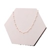 Fashionable accessory, necklace from pearl, chain for key bag , choker, European style