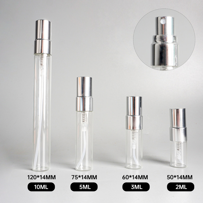 スポット香水詰め替えボトル 2ml 3ml 5ml 10ml ガラススプレーボトルポータブルトラベルサンプルボトル|undefined