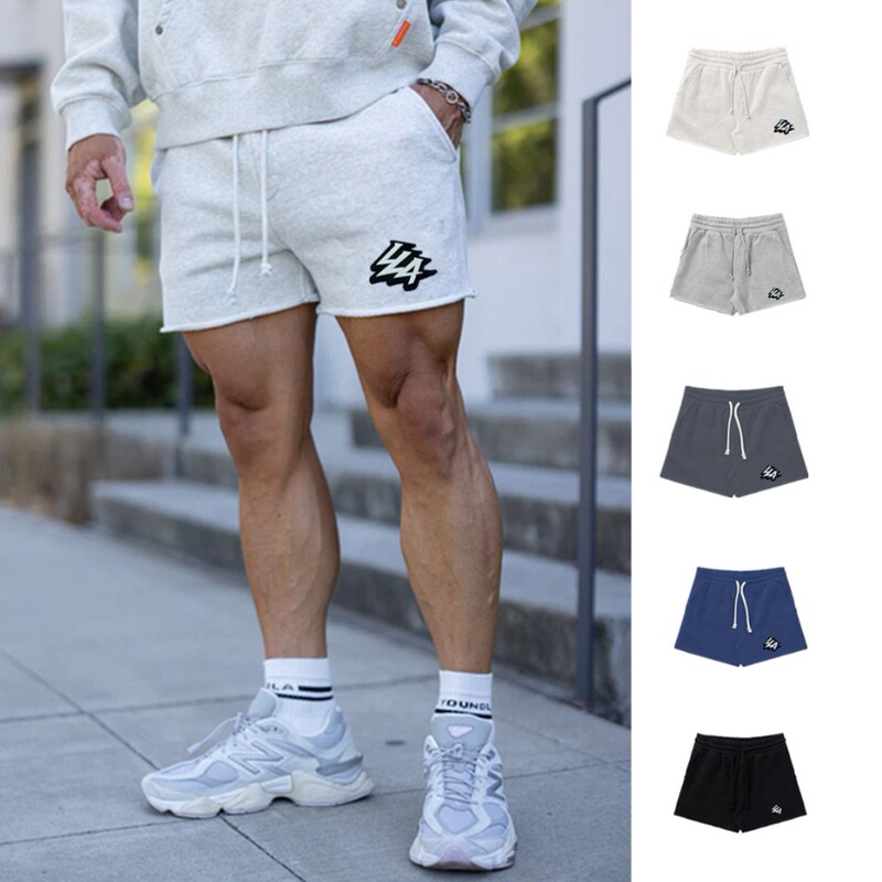 Youngla New Muscle Fitness Sports Casual Running Basketball American Style Breathable Printed Shorts for Men