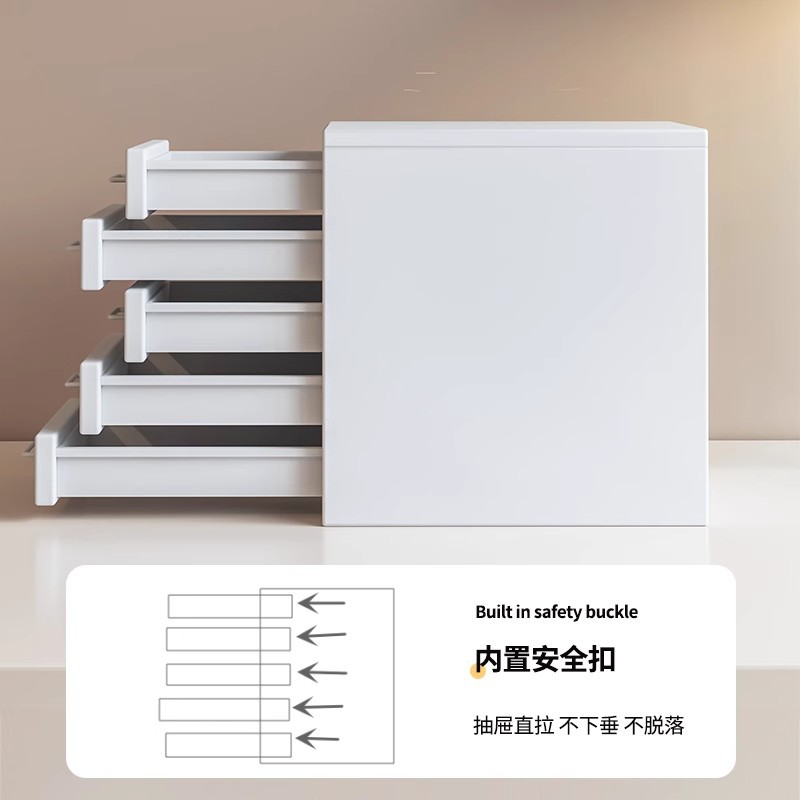 Minimalist office filing cabinet desk with multi-layer storage cabinet, drawer cabinet, storage cabinet, desk mini Haier five-drawer cabinet