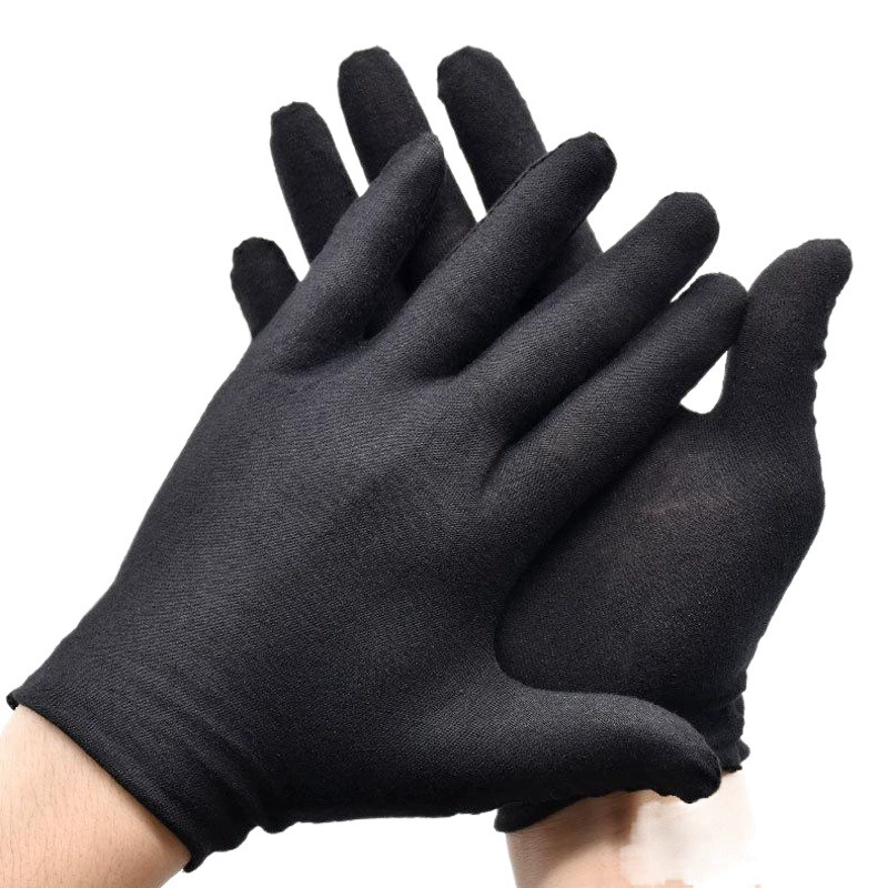 Завод прямые белые перчатки рабочие перчатки утолщенные текст внешней торговли играть этикет хлопчатобумажные перчатки рабочие белые перчатки