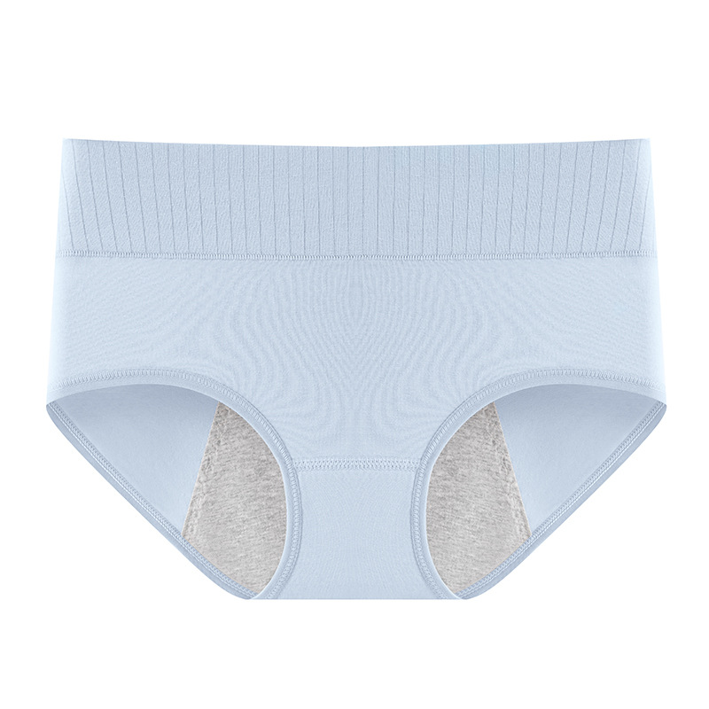 Ropa interior fisiológica de algodón puro, período menstrual, entrepierna antibacteriana, anti-fugas, entrepierna alargada, calzoncillos especiales de cintura media para tía