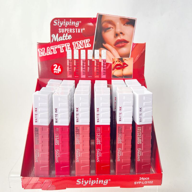 Cross-Border Popular New York Giant Color Kiss Stick Lip Glaze Lipstick Matte Non-Stick Cup Lipstick