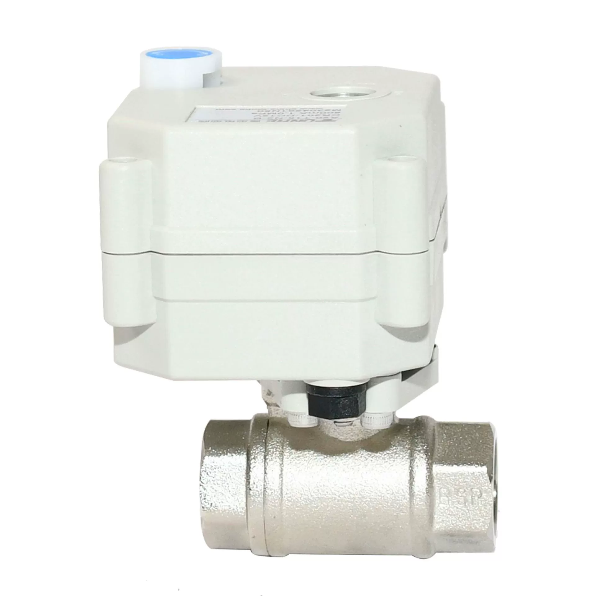 Двусторонний прямой шаровой кран с никелированным медным покрытием, нормальной температуры, с ручным двусторонним миниатюрным интеллектуальным электрическим клапаном DN8-DN25