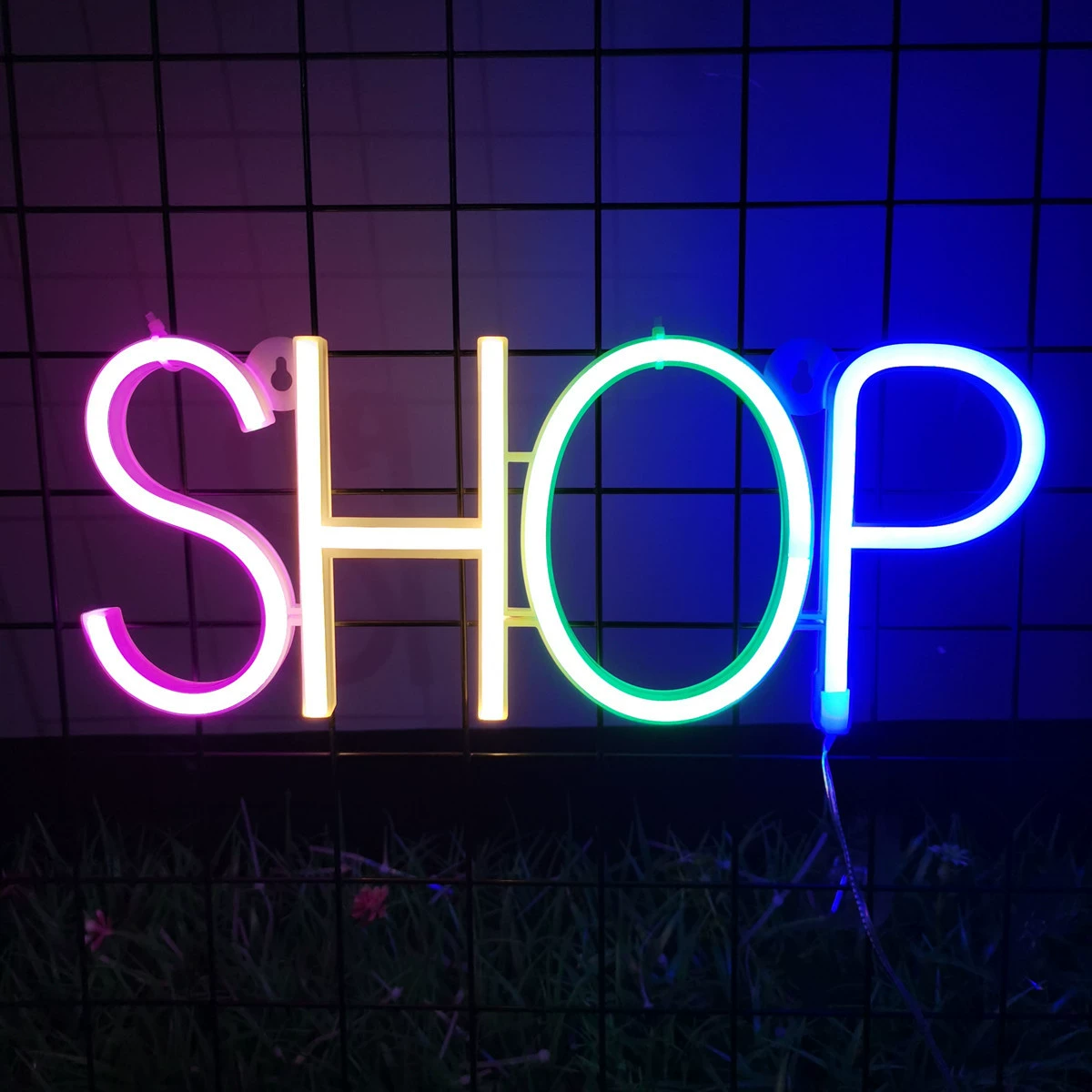 Неоновый подвесной фонарь LEDSHOP в форме, настенный, цветной, атмосферная подсветка для фестивалей, вечеринок, фоновое оформление бара и комнаты