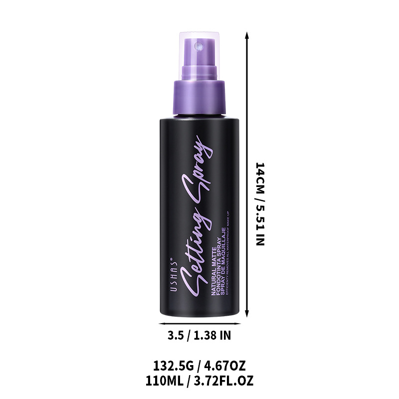 USHAS Opzetspray Droog Hydraterend Controle Make-up verwijderen Duurzaam Waterdicht, zweetbestendig en oliebestendig leer_voghion.com