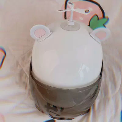 students, cute bear ear half helmet, Motosiklet kaskı (dəbilqə)