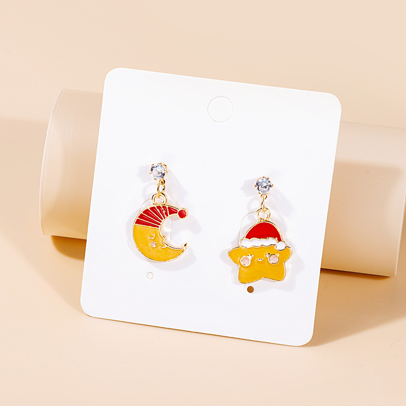 1 Pair Cute Ice Cream Animal Plating Alloy Drop Earrings display picture 3