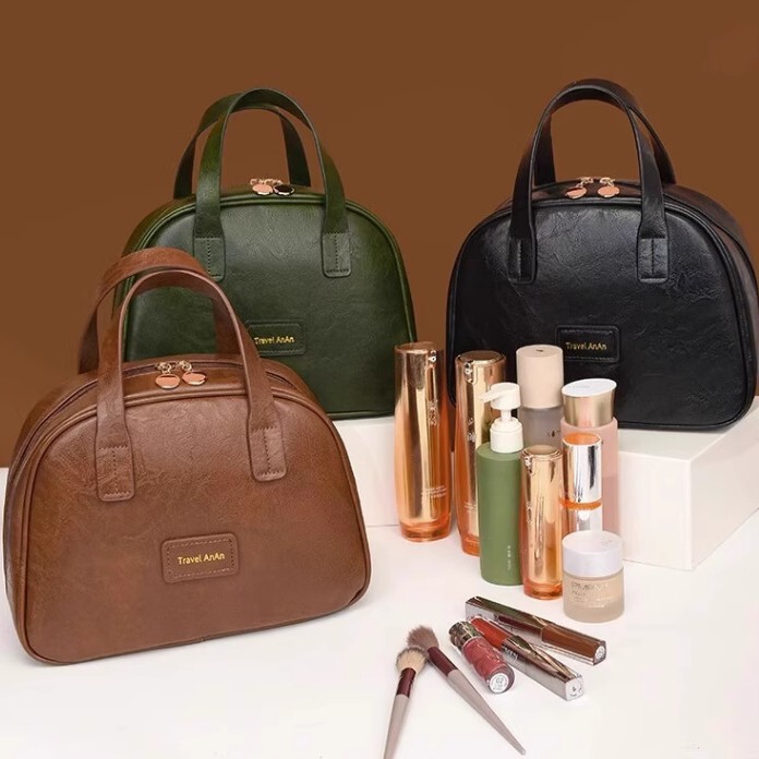 Cross-Border Best-Selling Cosmetic Bag, Large-Capacity, High-End Makeup and Toiletry Bag, Portable Travel Cosmetics Storage Bag Cross-Border Best-Selling Cosmetic Bag, Large-Capacity, High-End Makeup and Toiletry Bag, Portable Travel Cosmetics Storage Bag