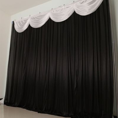 Funeral Mourning hall background Buman Funeral home Funeral Smart house arrangement black and white Background wall funeral and interment door curtain decorate