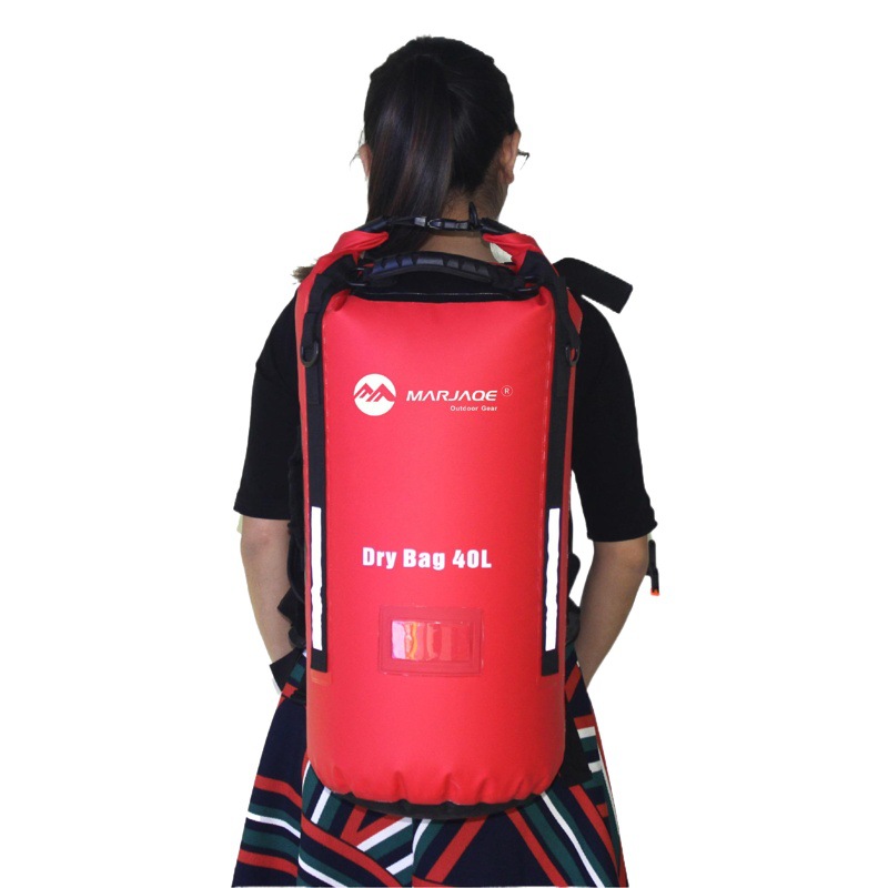 Double-Shoulder Adventure Waterproof Bag Marjaqe1616 Professional Outdoor River Trekking Bag 40L Large Capacity