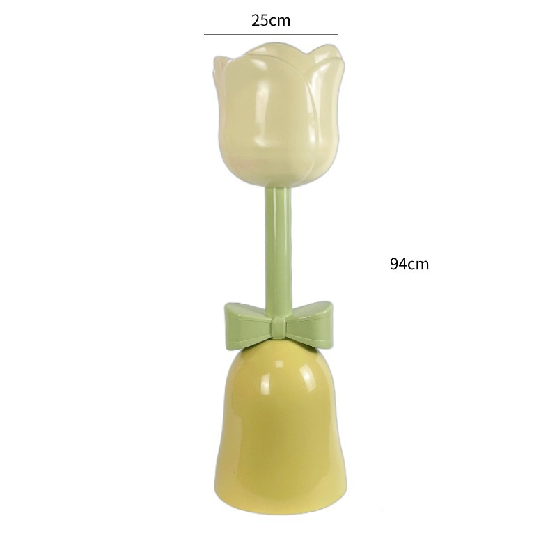Tulipanas jardín tipo suelo adornos para el hogar adornos de almacenamiento de jardín de flores accesorios de boda abierto flor barril