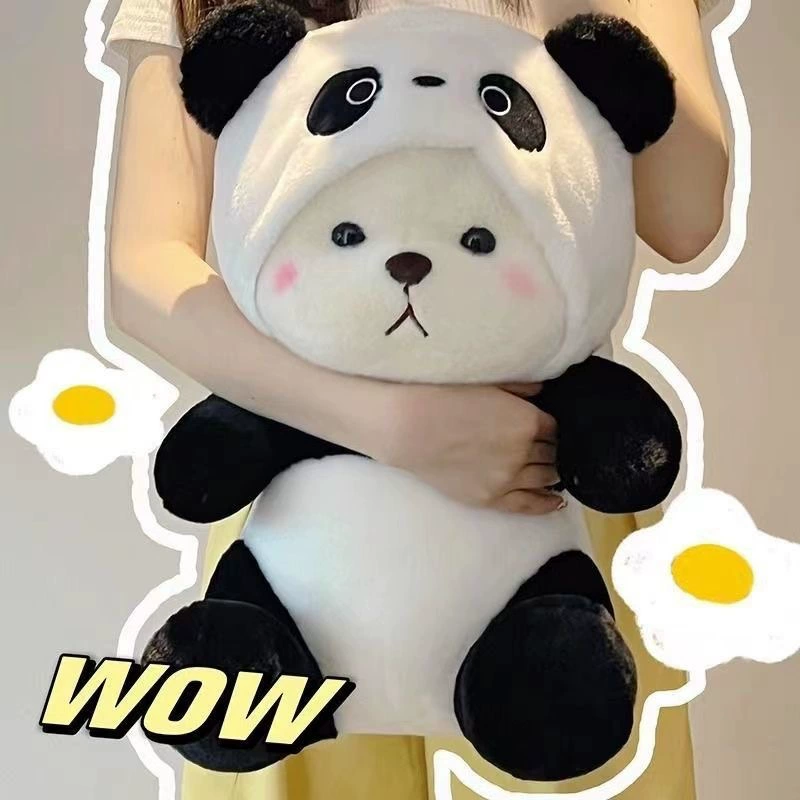 Plush doll strawberry bear, removable hat, multi-size 35–100 cm, with mini bears