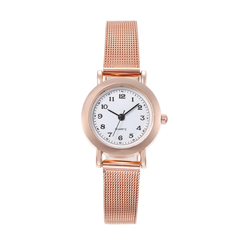 New Women's Knitted Strap Small Dial Casual Fashion Quartz Watch Middle School Student Simple Watch Dropshipping