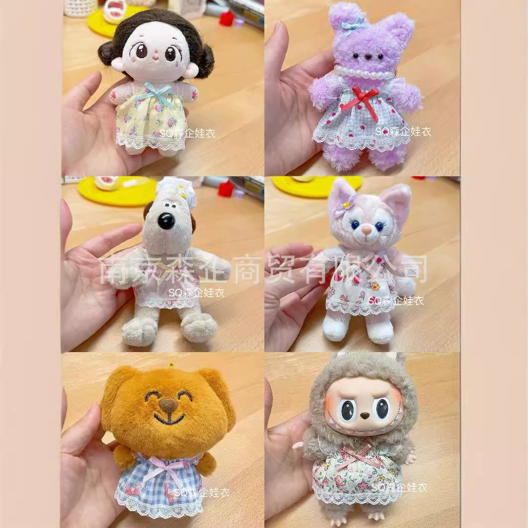 Небольшая хлопковая кукла для Dress-up, детская одежда, цветочная