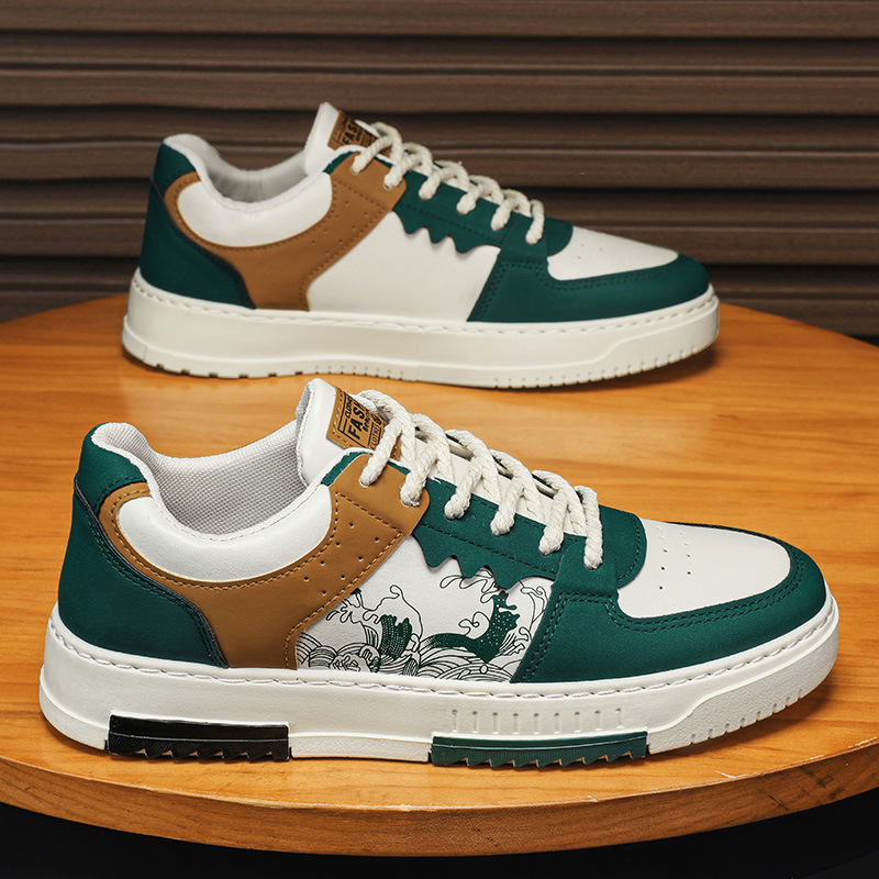 Spring and summer breathable shoes new trend shoes non-slip men's shoes extra large size shoes 45-48 leisure sports foreign trade cross