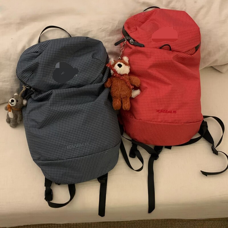 Bird-Themed 15L Backpack with Embroidered Bird Logo on the Front, Konseal 15L, Simple and Practical, Super Easy to Carry