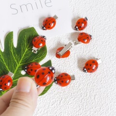 10 ピース/セットクロスボーダーファッションかわいい蜂てんとう虫ヘアピンミニ装飾品ヘアピン学生サイドクリップ卸売楽しい