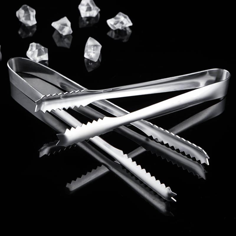 Cross-border kitchen supplies: thickened stainless steel ice tongs, food tongs, ice cube tongs, bar ice tongs, toothed sugar tongs, barbecue tongs
