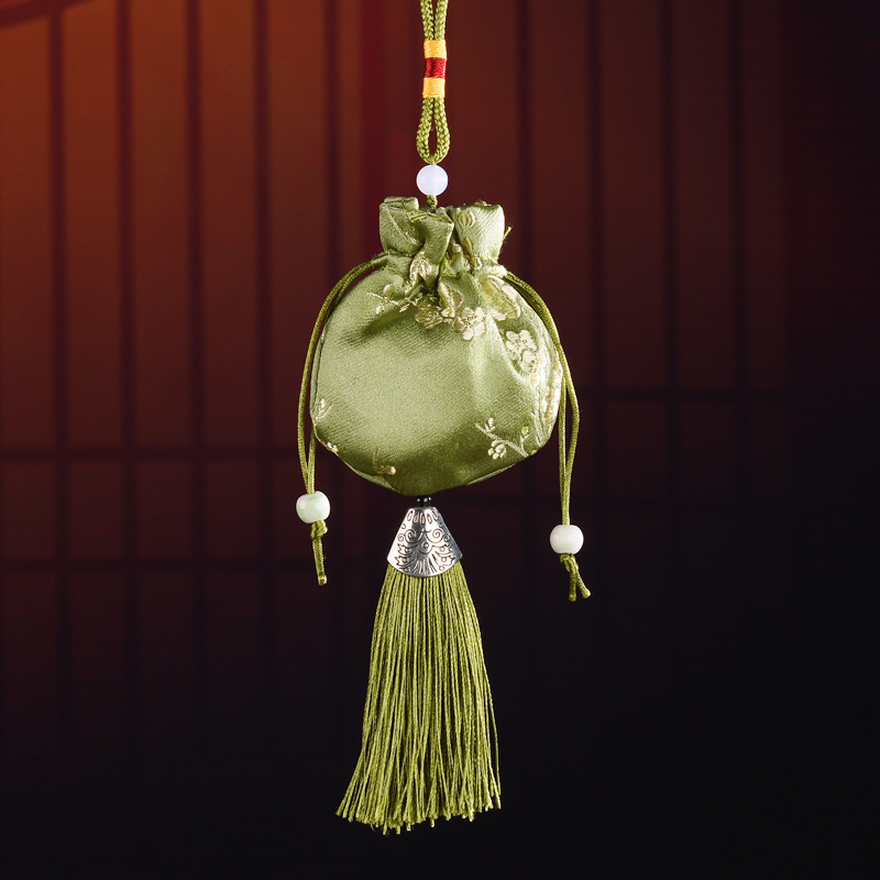 Guofeng 실크-에메랄드 (스파이스 백 포함)