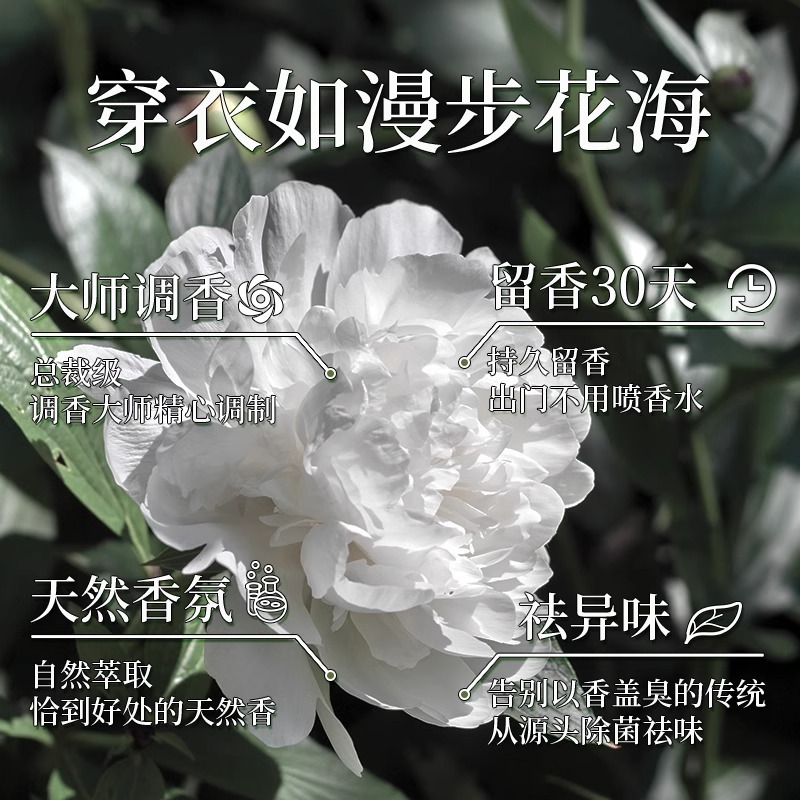 五合一椿の香り洗濯ビーズ 長時間香る香水タイプ 強力除菌洗濯洗剤|undefined