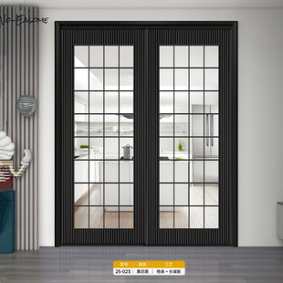 Factory Direct Supply Perfect System Kitchen Sliding Door Extremely Narrow Three-Link Sliding Door Hanging Rail Balcony Door Glass Sliding Door