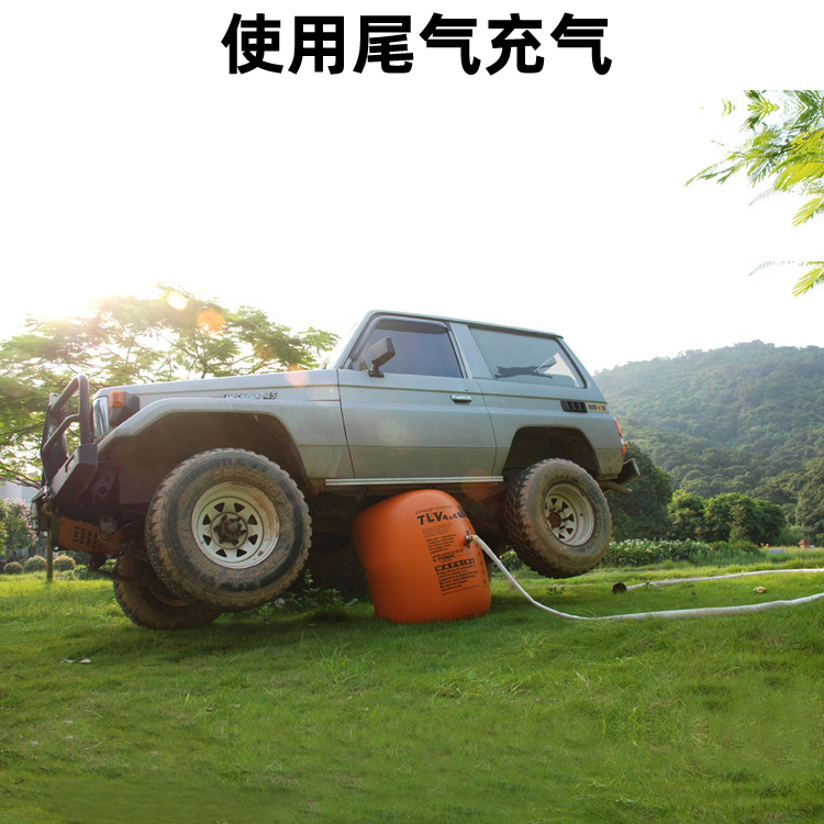 汽车充气千斤顶越野车用气囊软体千斤顶自驾救援沙漠换胎脱困装备