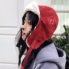 秋冬季保暖防寒雷锋帽子女潮复古灯芯绒骑车护耳防风飞行帽男学生