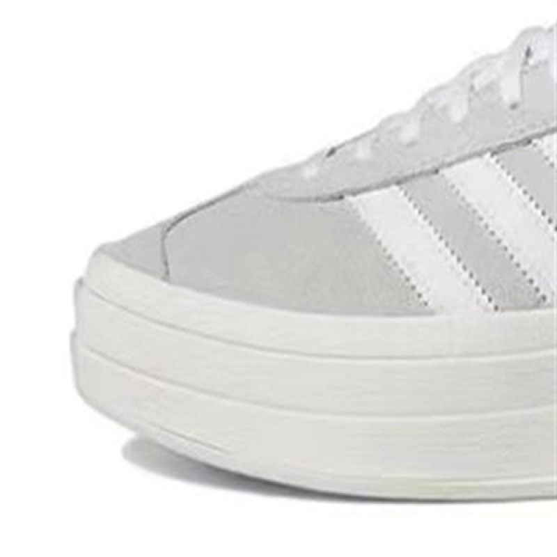 莆田纯原Gazelle Bold男女厚底休闲板鞋黑白HQ6912休闲明星同款