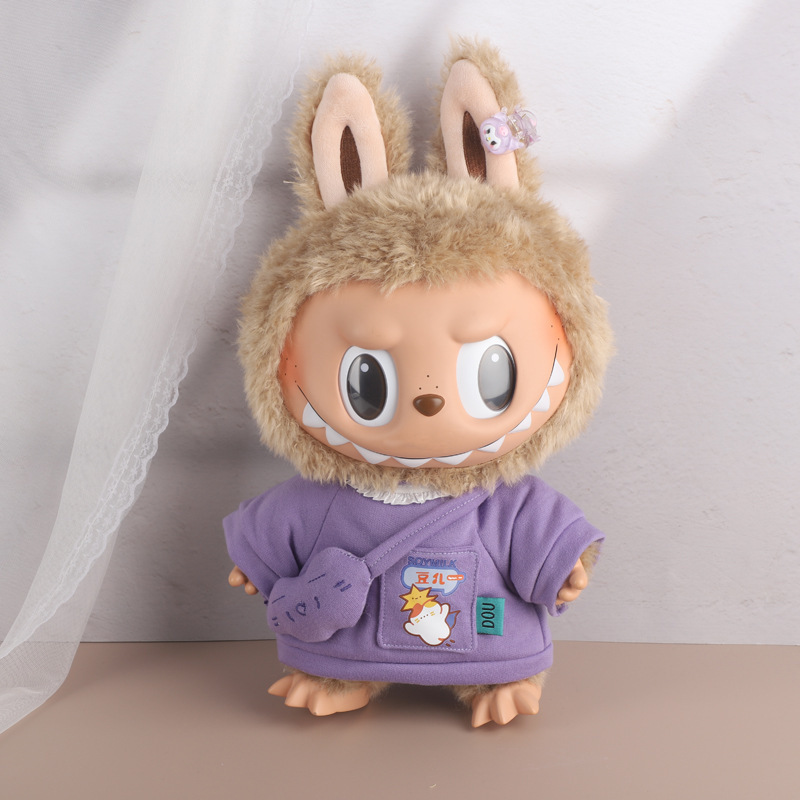 38cmラブブベビー服、ラブブぬいぐるみ服、ラブブ人形着替え、漢服スカートスーツ|undefined