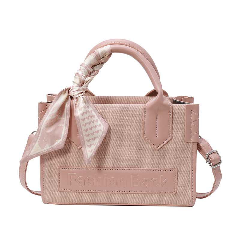 Bolso Tote popular de este año, nuevo bolso de verano 2025, bolso de hombro con letras de color en contraste, bolso de mensajero casual para mujer