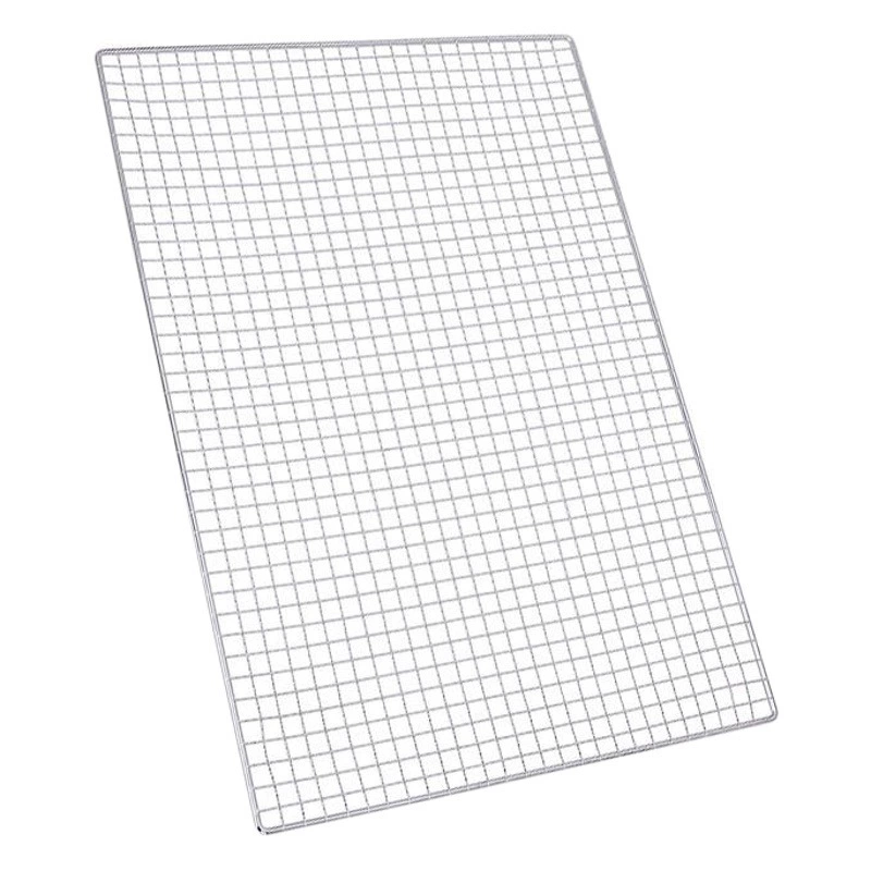 Одноразовая сетка для барбекю Прямоугольная сетчатая сетка Специальная решетка для барбекю Бытовая сварная сетка для барбекю в Корейском стиле с беконом
