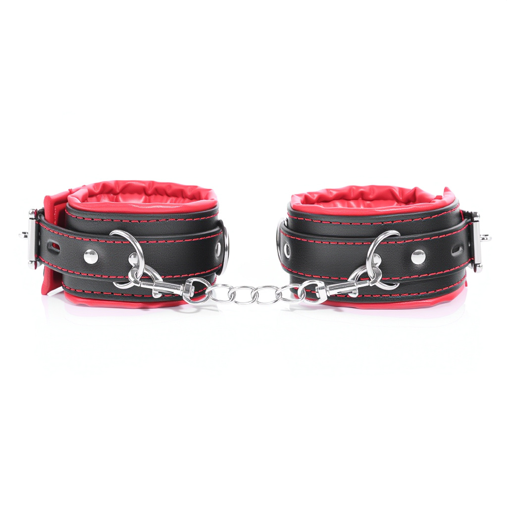 Collar de esponja PU negro y rojo SM cuello juguetes de emoción Clipper cadena de emoción atado