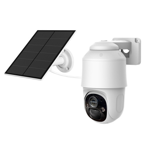 Wireless Outdoor Home WiFi HD Monitor with Full-Color Night Vision Low Power Solar Security Camera