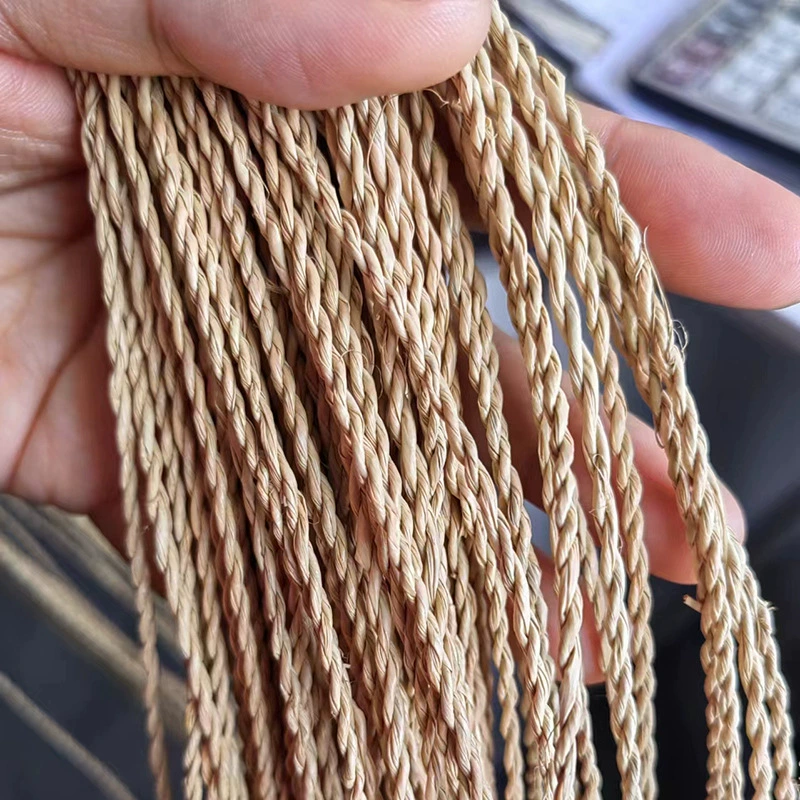 Пятно дома ручной работы Lafite двойной шнур соленая трава веревка соломенная шапка фитинги веревка, шторы с бисером веревка, трос