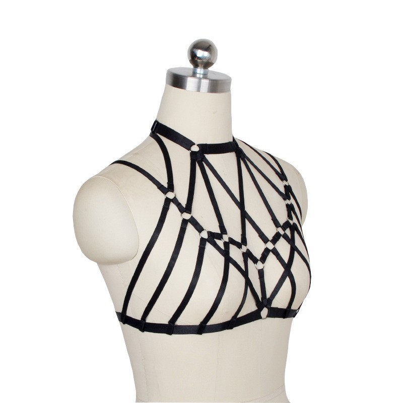 Elastic harness, multicoloured sexy underwear