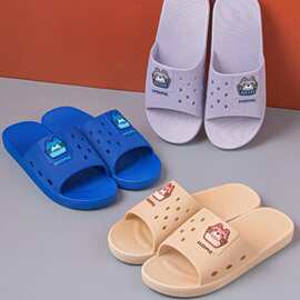 2024喜步佳夏季新款简约家居透气防滑耐磨软底商超男拖鞋不包邮