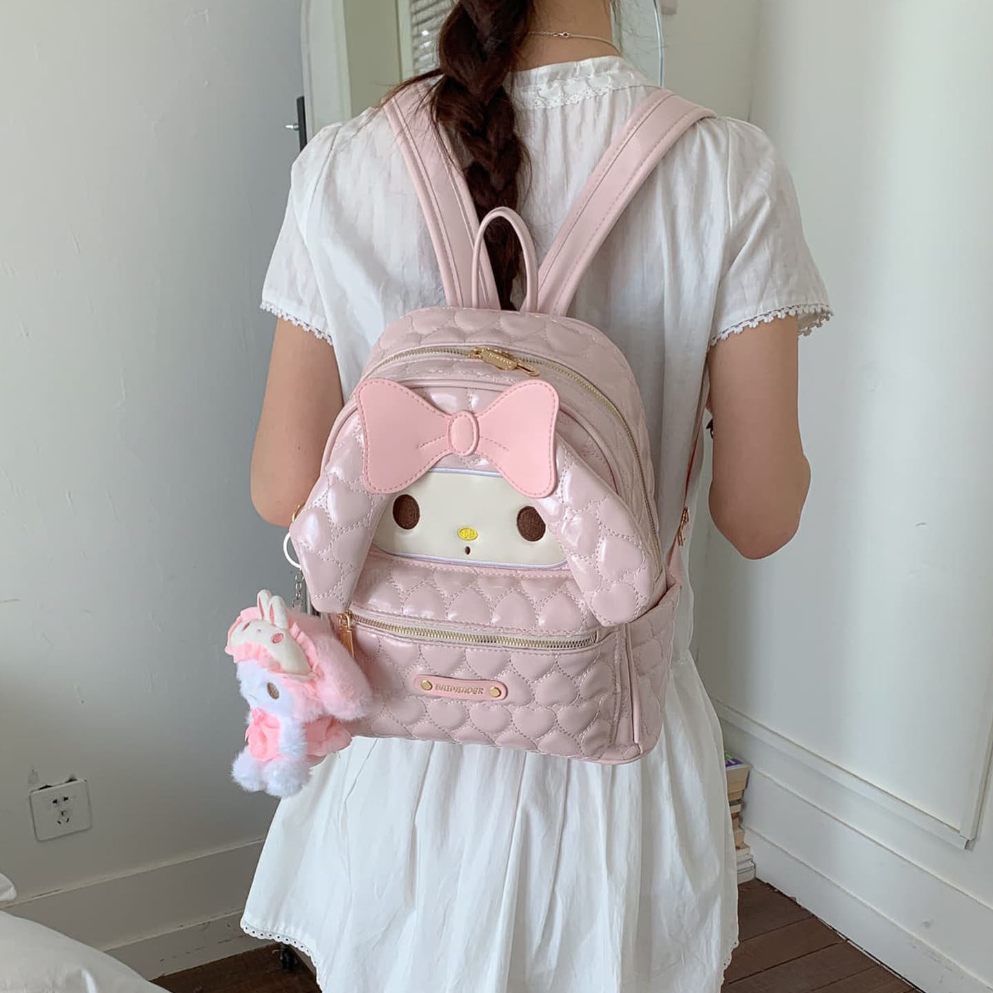 Cute 2026 corazón de clase de verano chica nuevo bolso de gran capacidad bolso de viaje bolso
