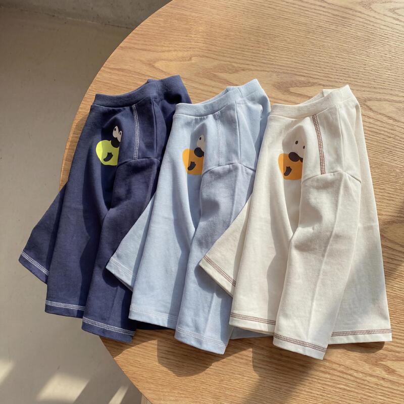 Right European Style Boys' Long-Sleeve 10A Antibacterial Cute Boys' Base Layer T-Shirt Autumn New Children's Toddler Clothing Right European Style Boys' Long-Sleeve 10A Antibacterial Cute Boys' Base Layer T-Shirt Autumn New Children's Toddler Clothing