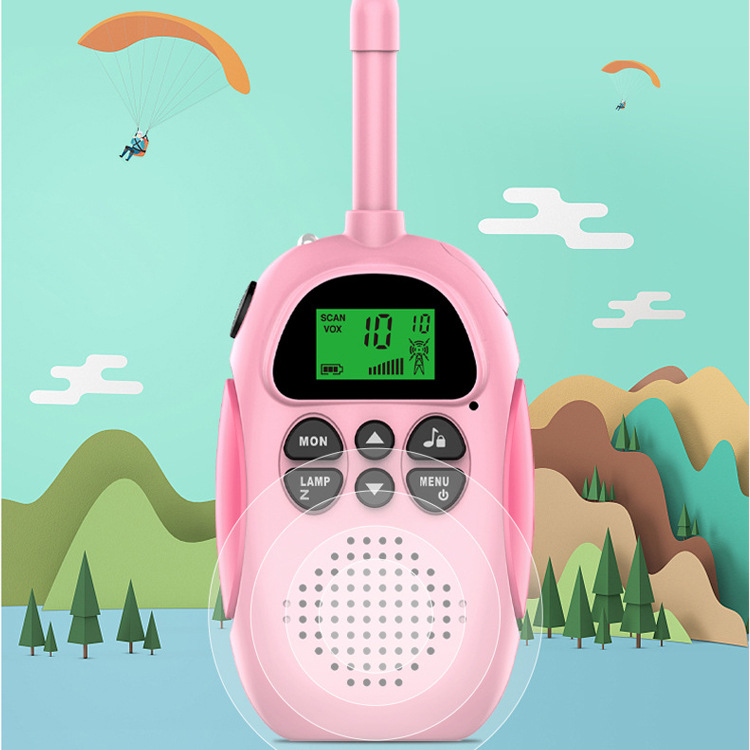 Cross-border children's walkie-talkie DJ100 outdoor parent-child interactive toy 3KM clear call can be used as a flashlight